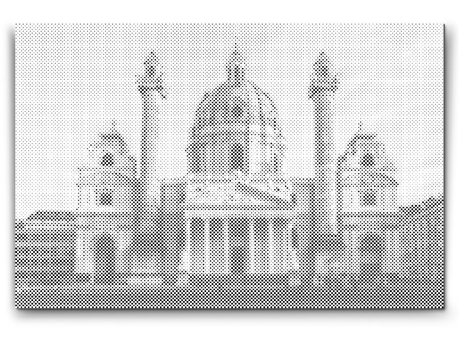 Mal-med-prikker -  Karlskirche, Wien