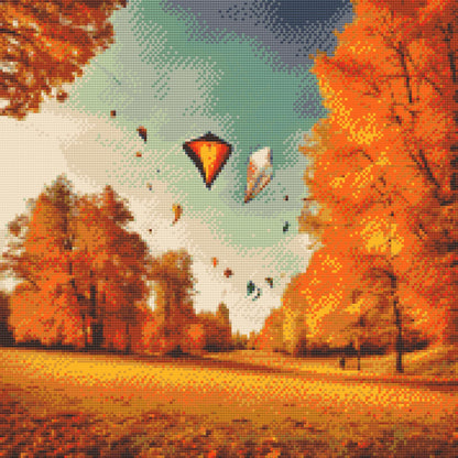 Diamond Painting - At flyve en drage