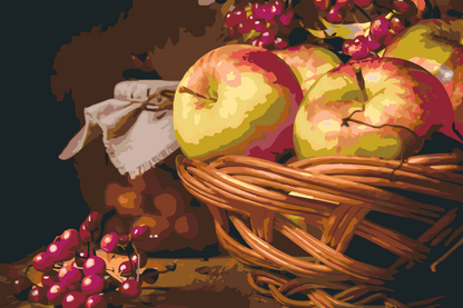 Paint by Numbers - Frugter fra Garden