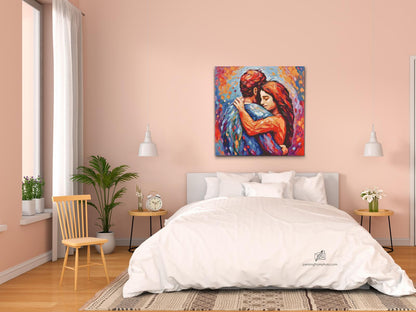Diamond Painting - Elskere omfavner hinanden