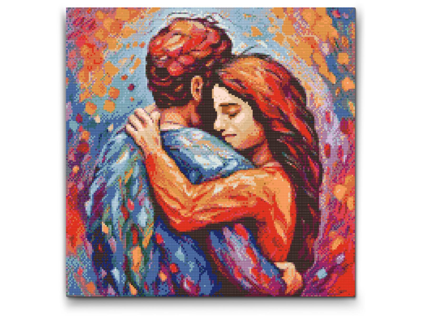 Diamond Painting - Elskere omfavner hinanden