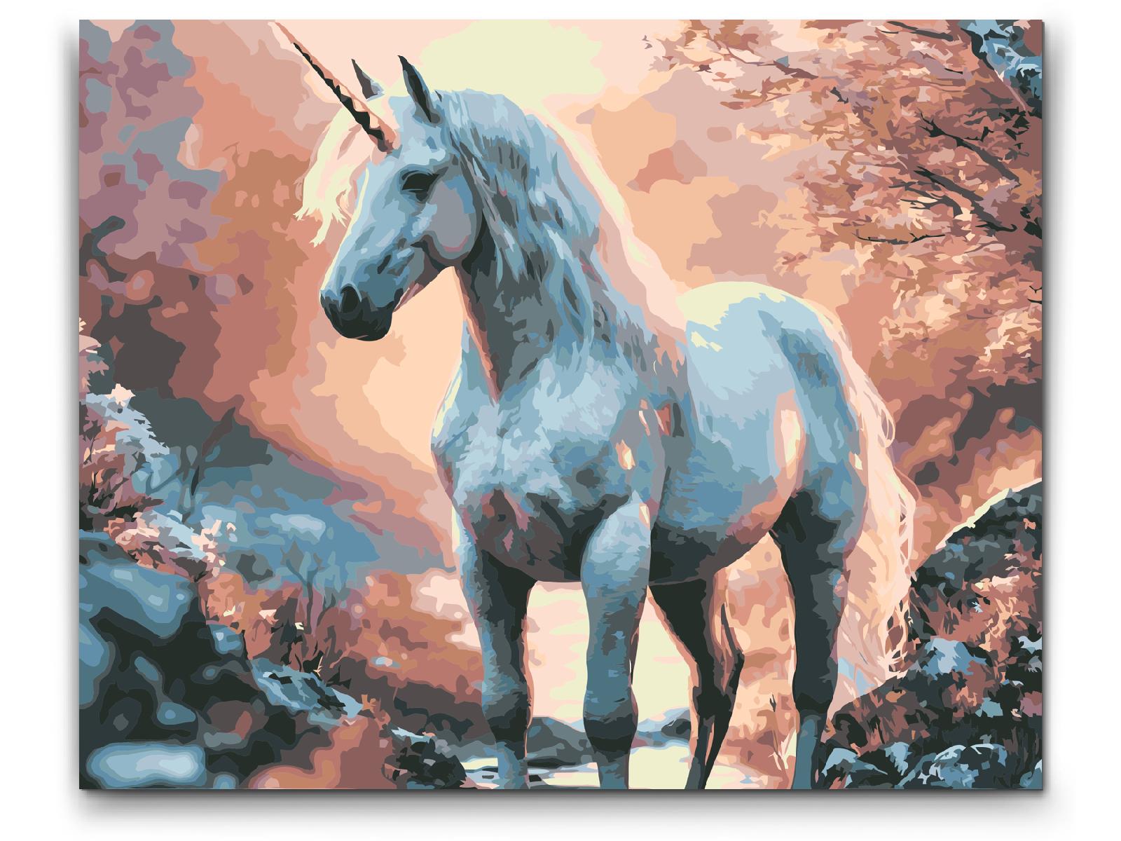 Paint by Numbers - Majestæt enhjørning