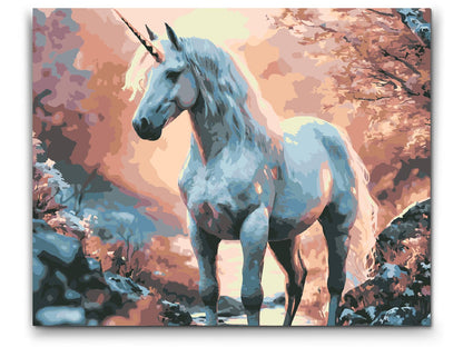 Paint by Numbers - Majestæt enhjørning