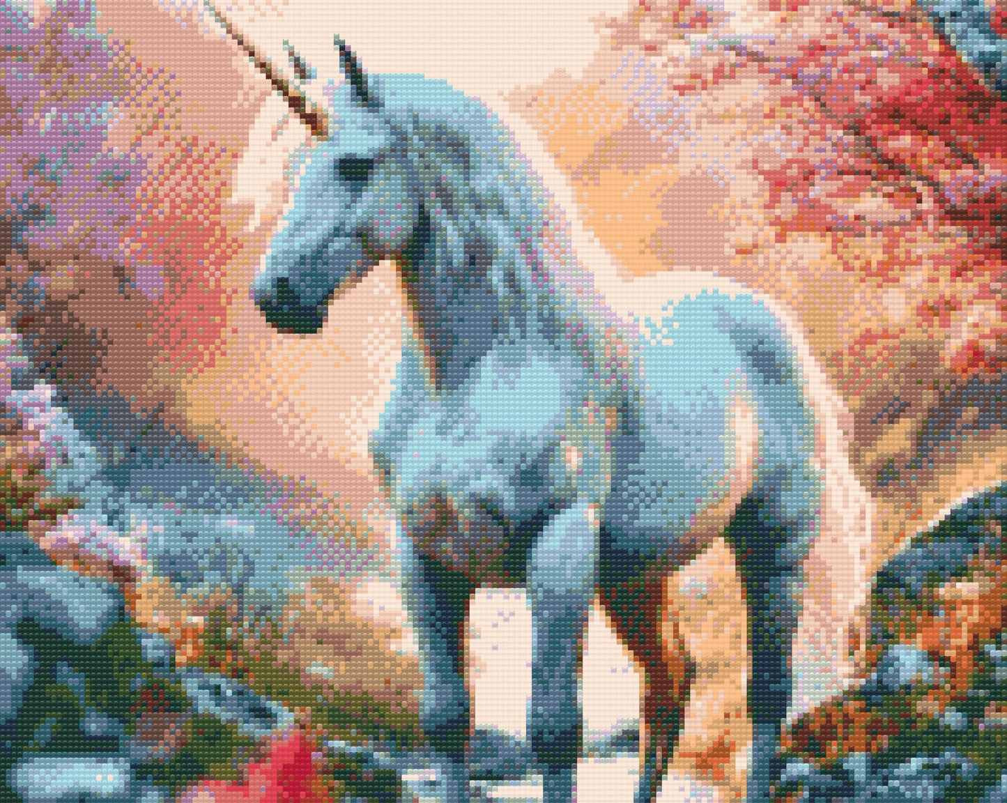 Diamond Painting - Majestæt enhjørning