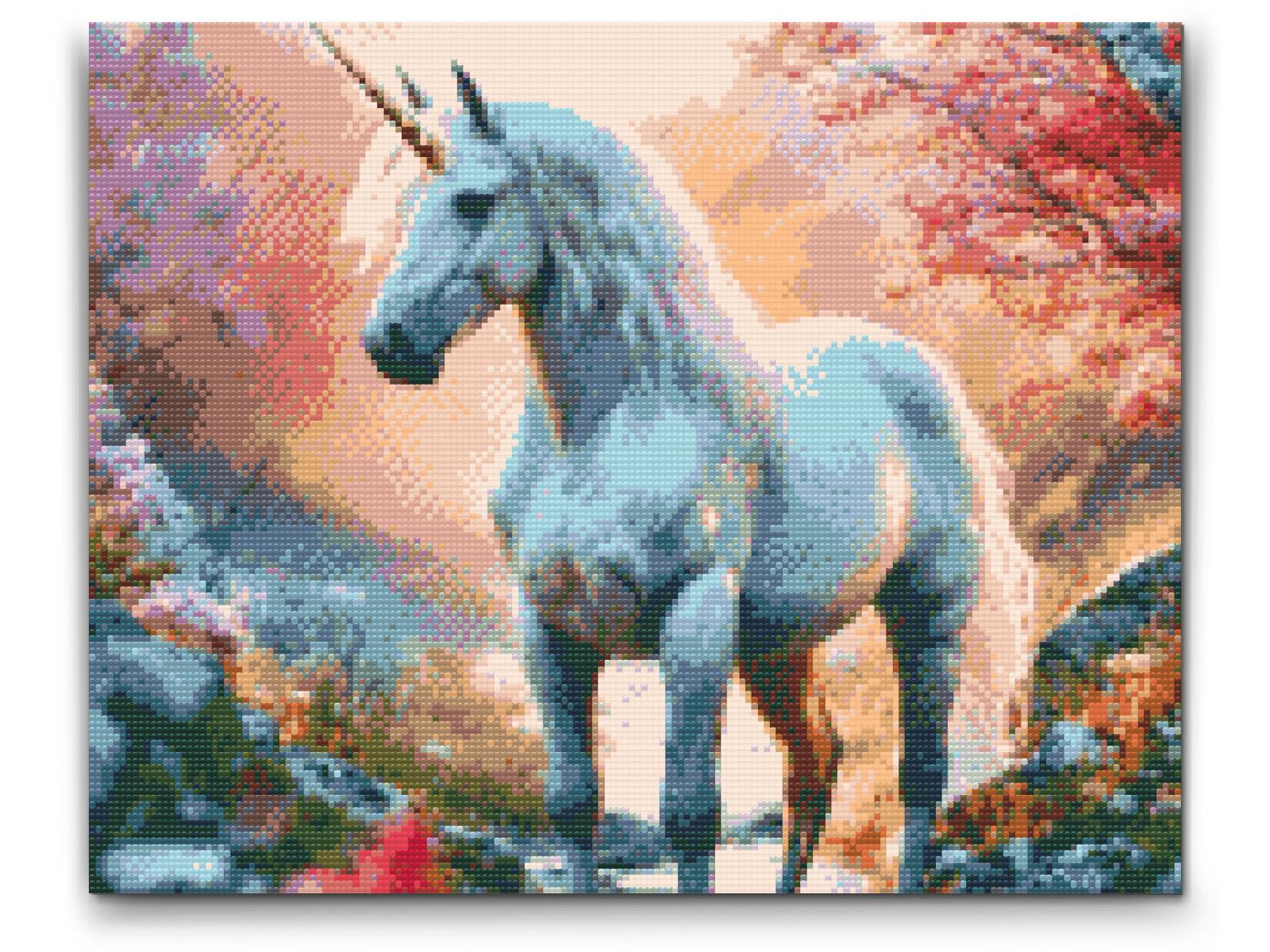 Diamond Painting - Majestæt enhjørning