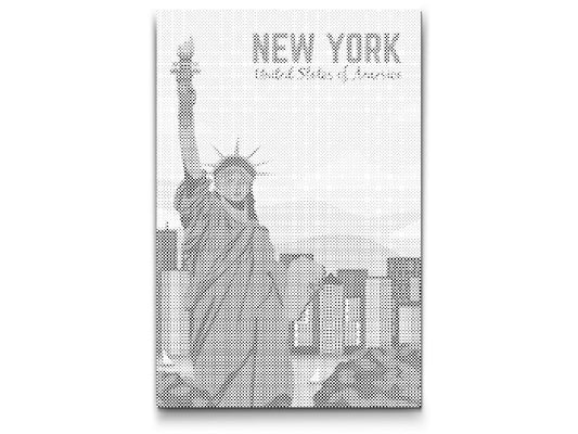 Mal-med-prikker -  New York, USA 2