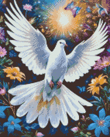 Diamond Painting - Due blandt blomster