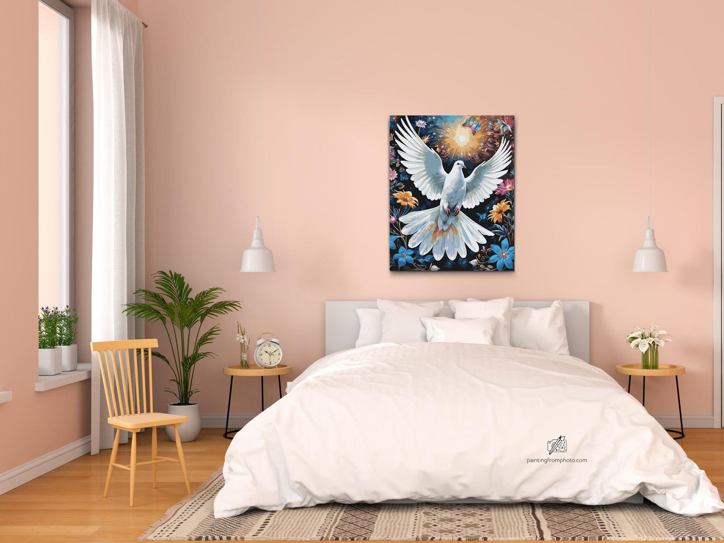 Paint by Numbers - Due blandt blomster
