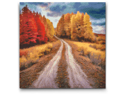 Diamond Painting - Feltløb om efteråret