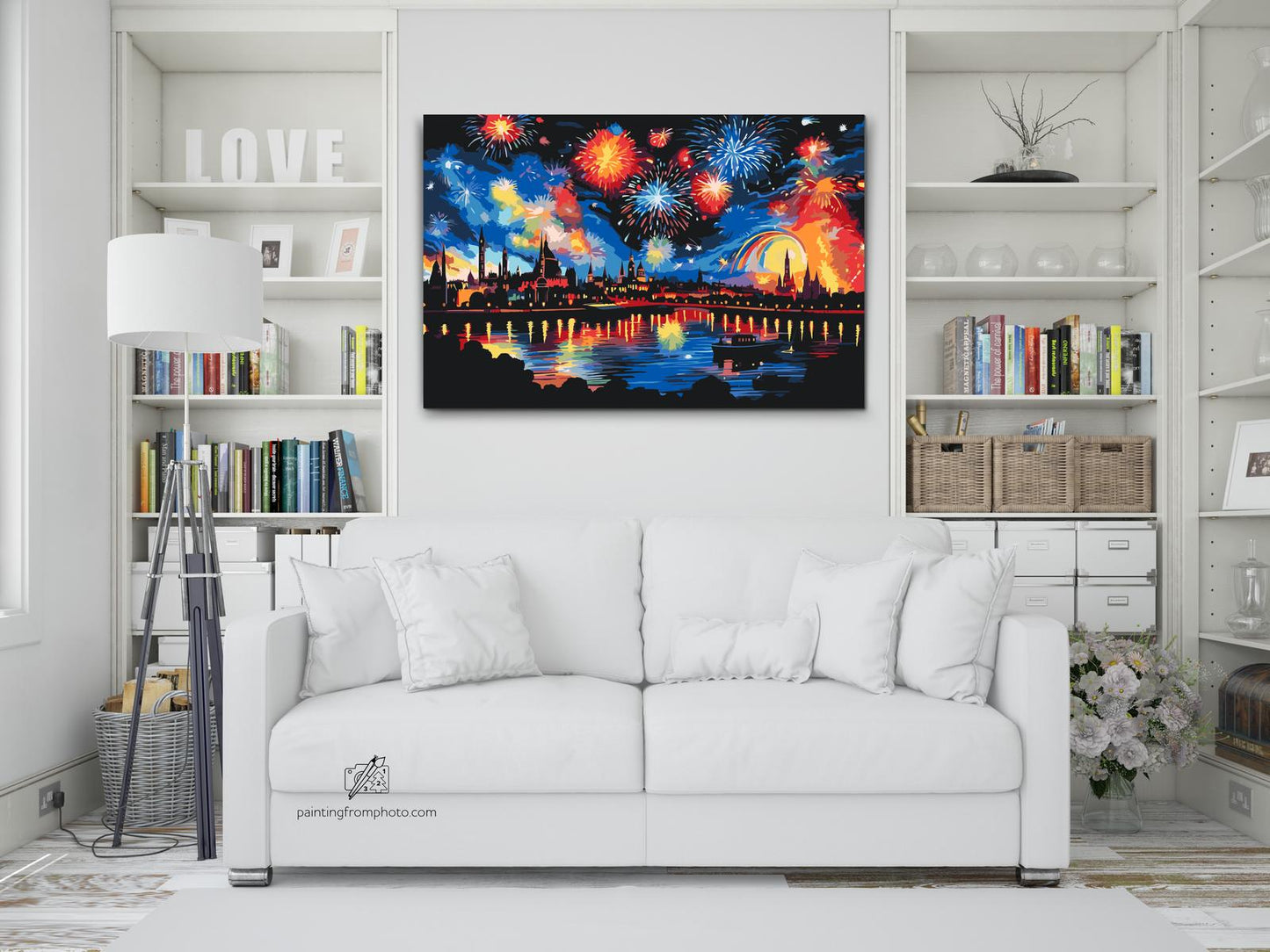 Paint by Numbers - Fyrværkeri i byen