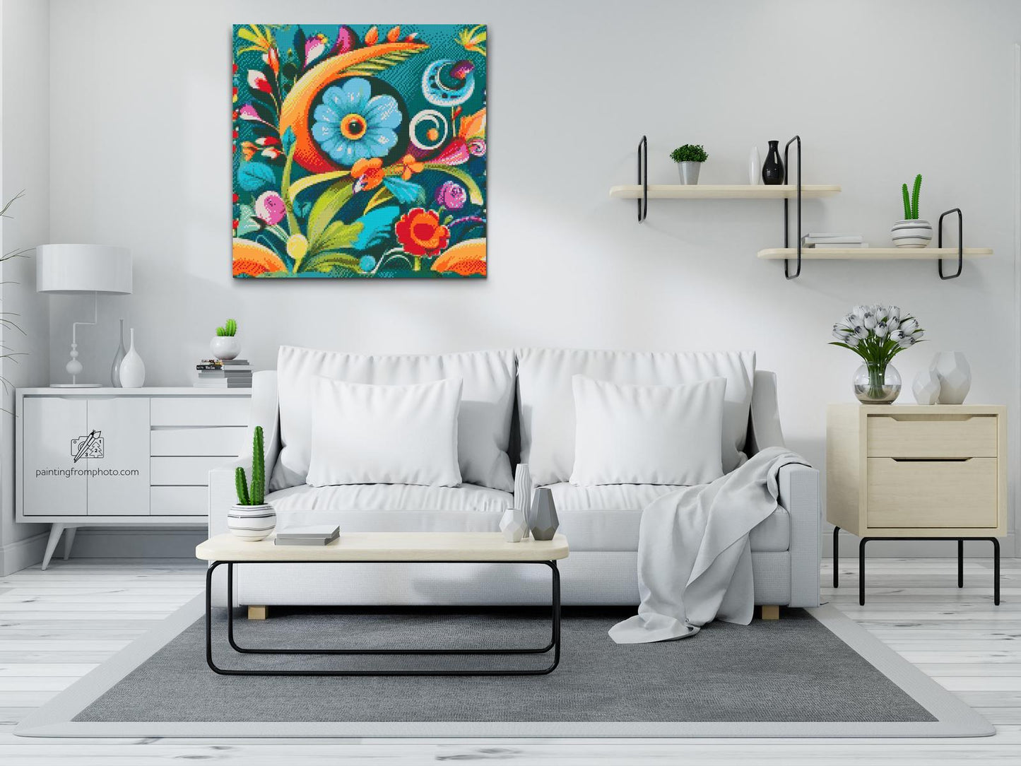 Diamond Painting - Blomsterøje