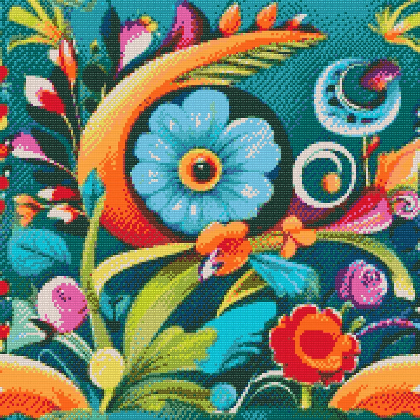 Diamond Painting - Blomsterøje