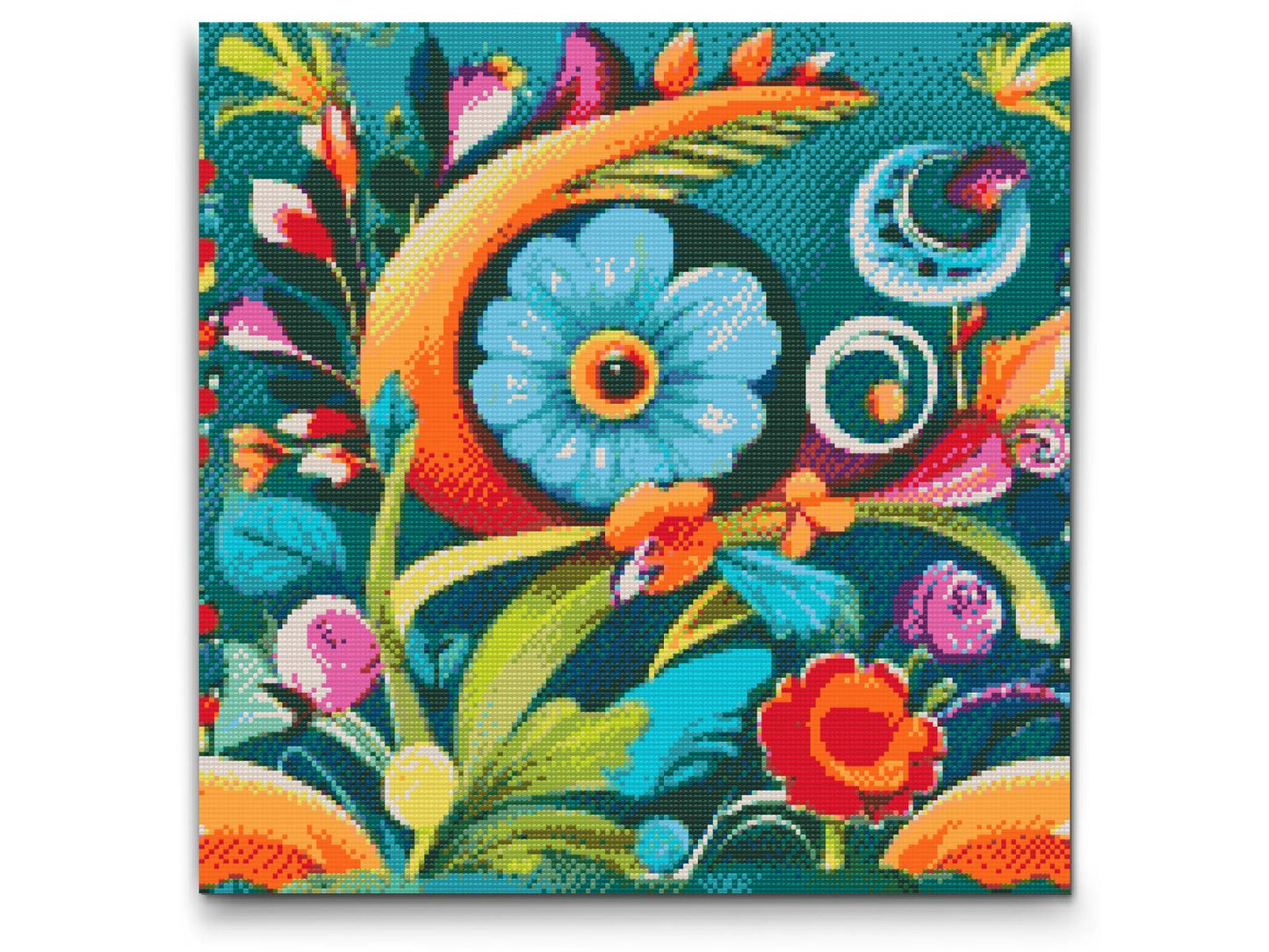Diamond Painting - Blomsterøje