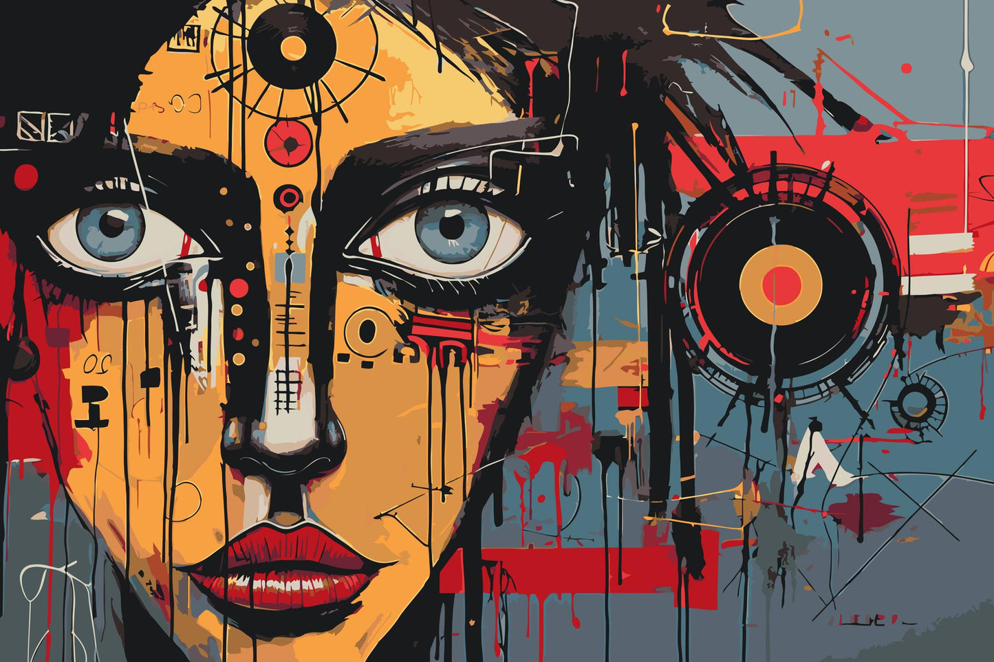 Paint by Numbers - Graffiti-pige