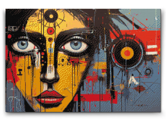 Diamond Painting - Graffiti-pige