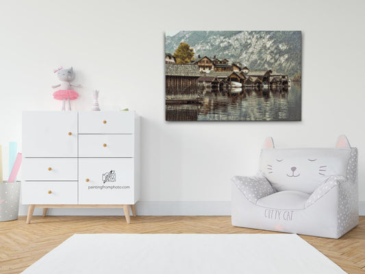 Diamond Painting - Hallstatt, Østrig