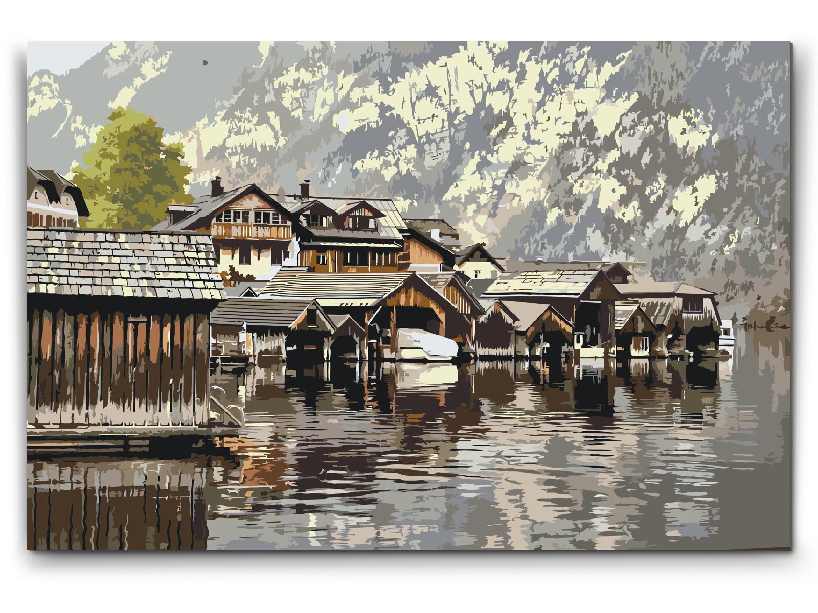 Paint by Numbers - Hallstatt, Østrig