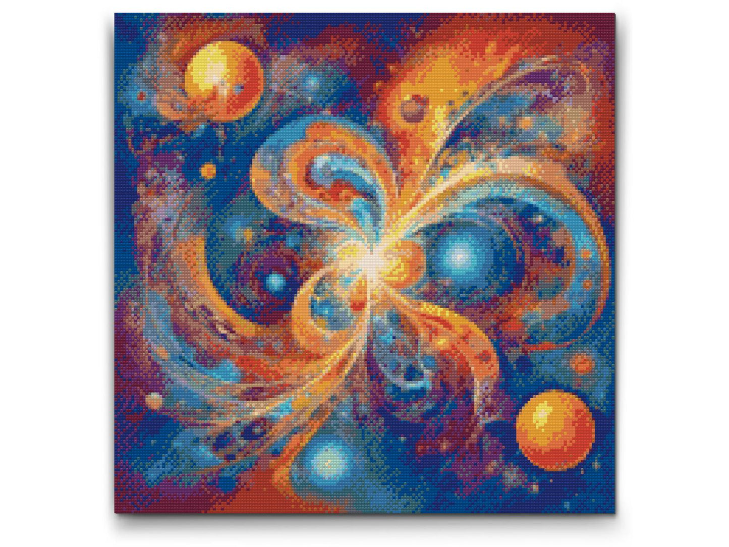 Diamond Painting - Kosmisk dans af sandformer