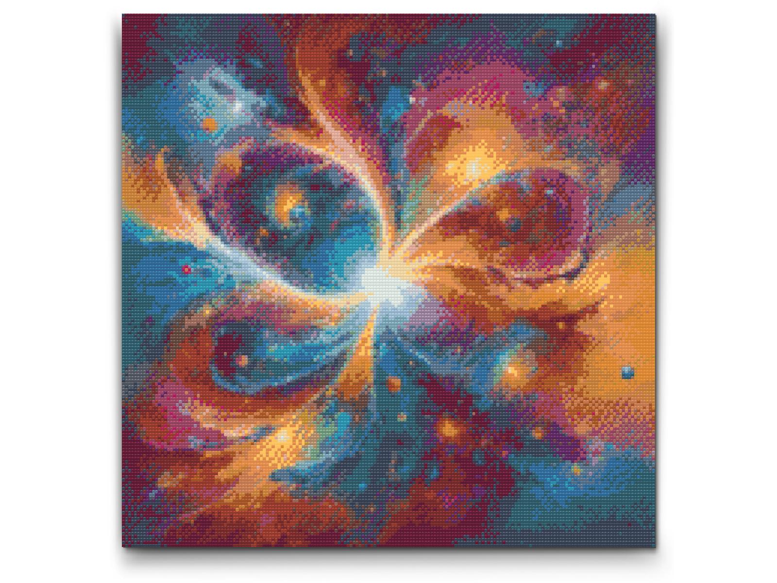 Diamond Painting - Kosmisk dans af sandformer 2