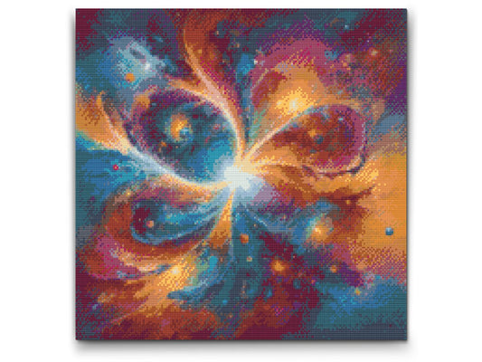 Diamond Painting - Kosmisk dans af sandformer 2