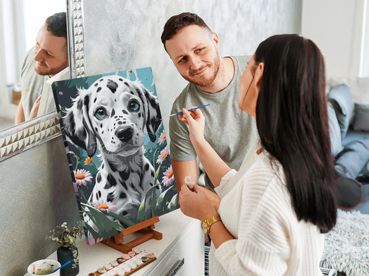 Paint by Numbers - Dalmatinerhvalp