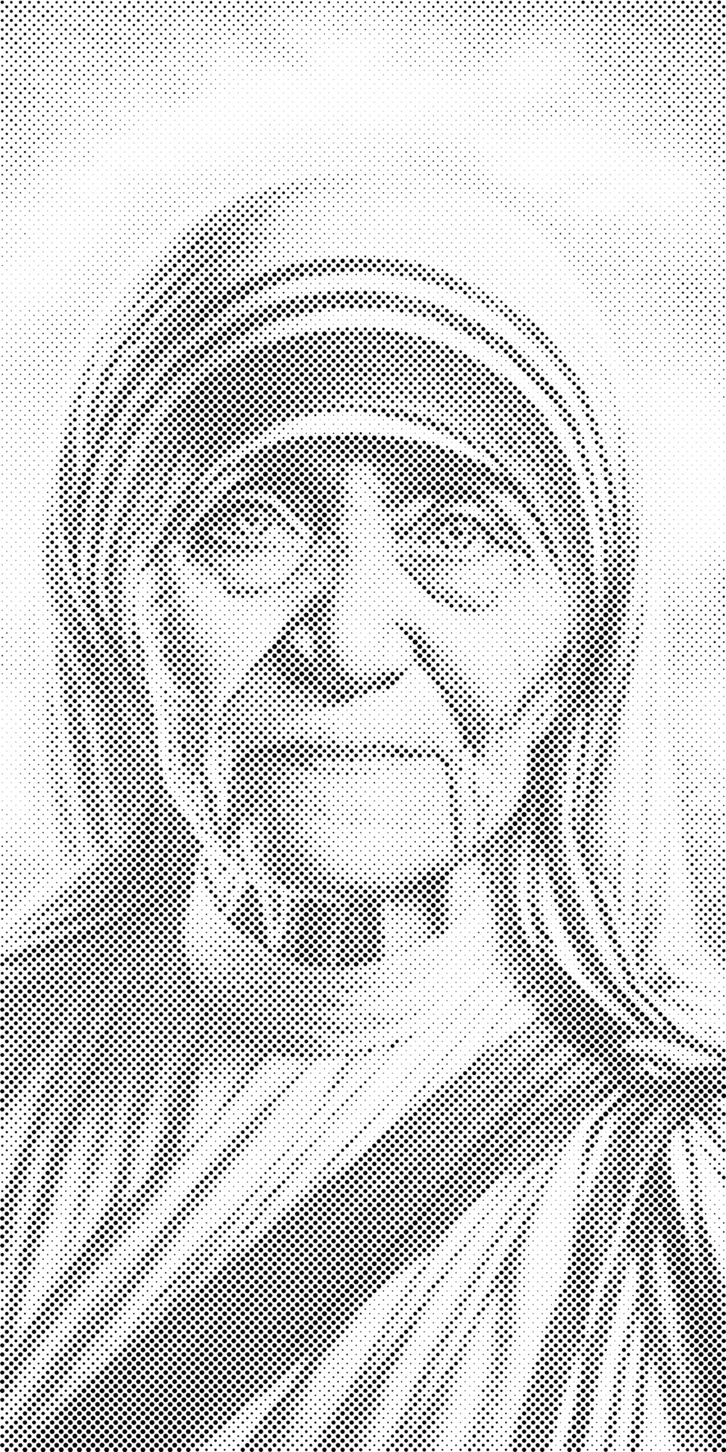 Mal-med-prikker -  Moder Teresa