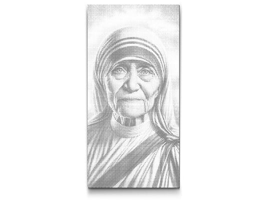 Mal-med-prikker -  Moder Teresa