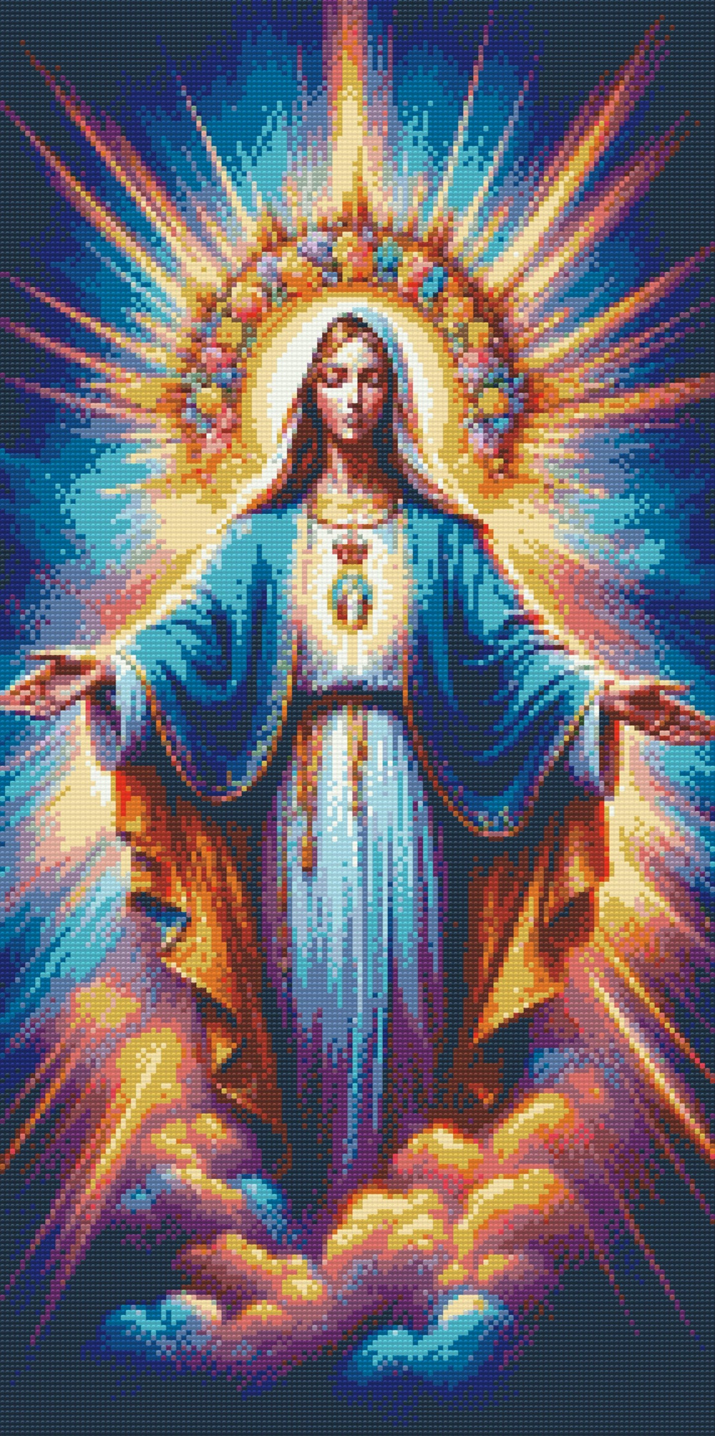 Diamond Painting - Jomfru Maria
