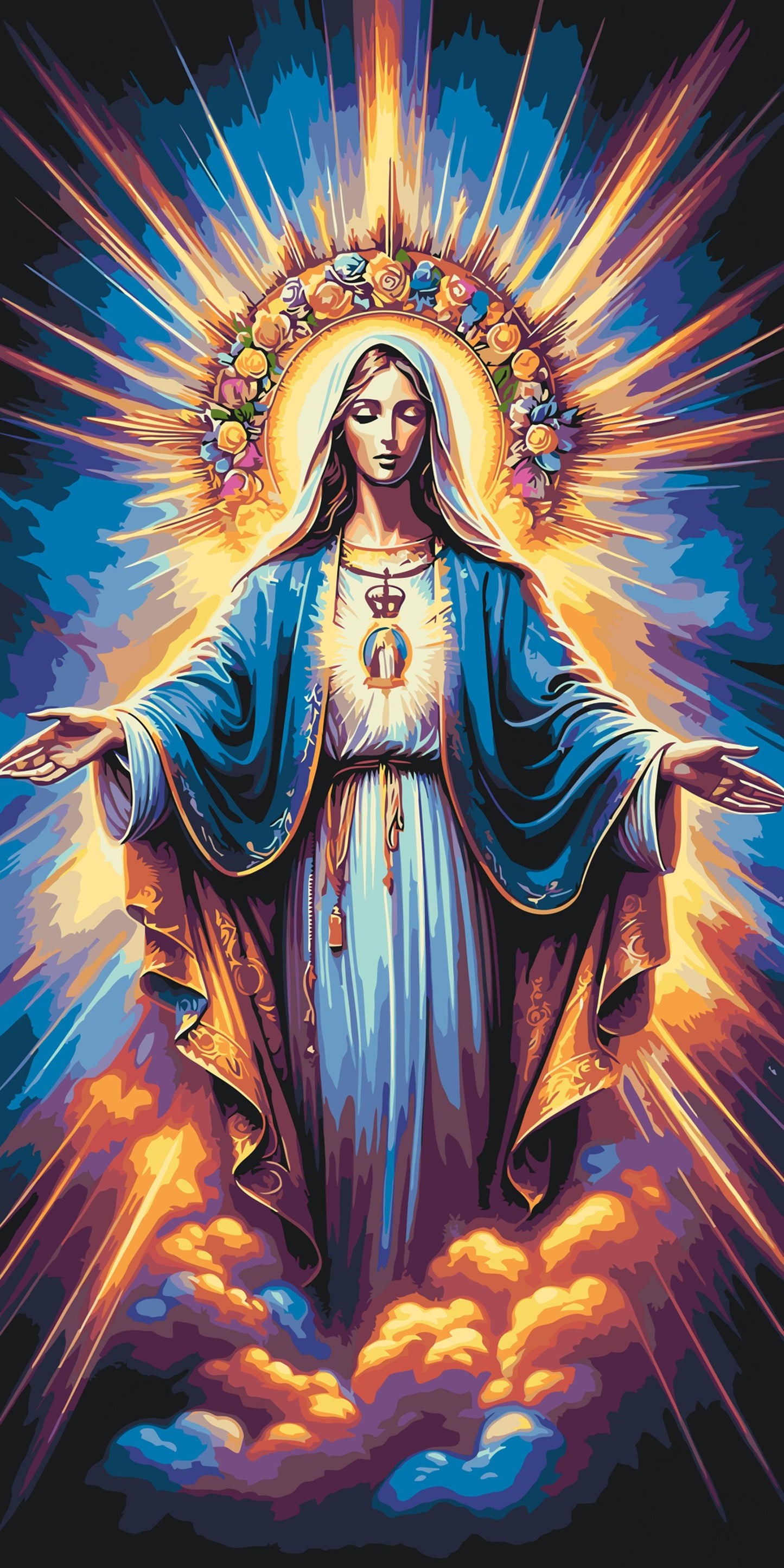 Paint by Numbers - Jomfru Maria