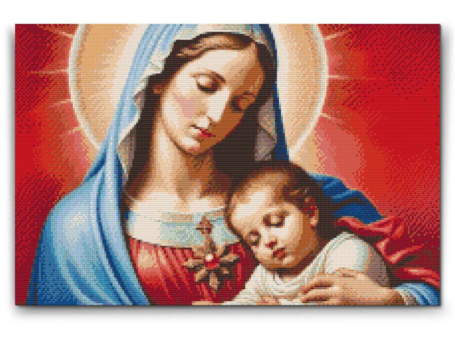 Diamond Painting - Jomfru Maria med barnet