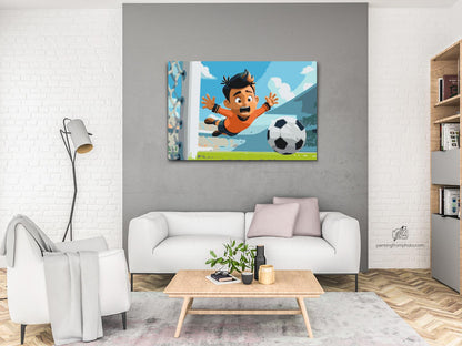 Paint by Numbers - Fodboldmålmand målmand