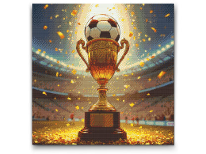 Diamond Painting - Fodboldpokal