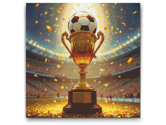 Diamond Painting - Fodboldpokal