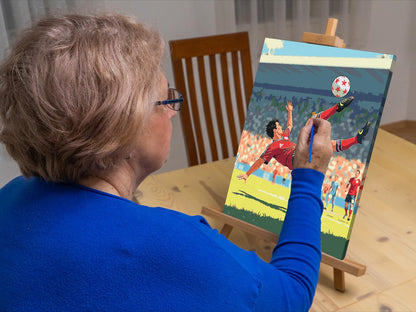 Paint by Numbers - Spark af bolden