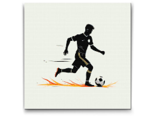 Diamond Painting - Minimalistisk fodbold
