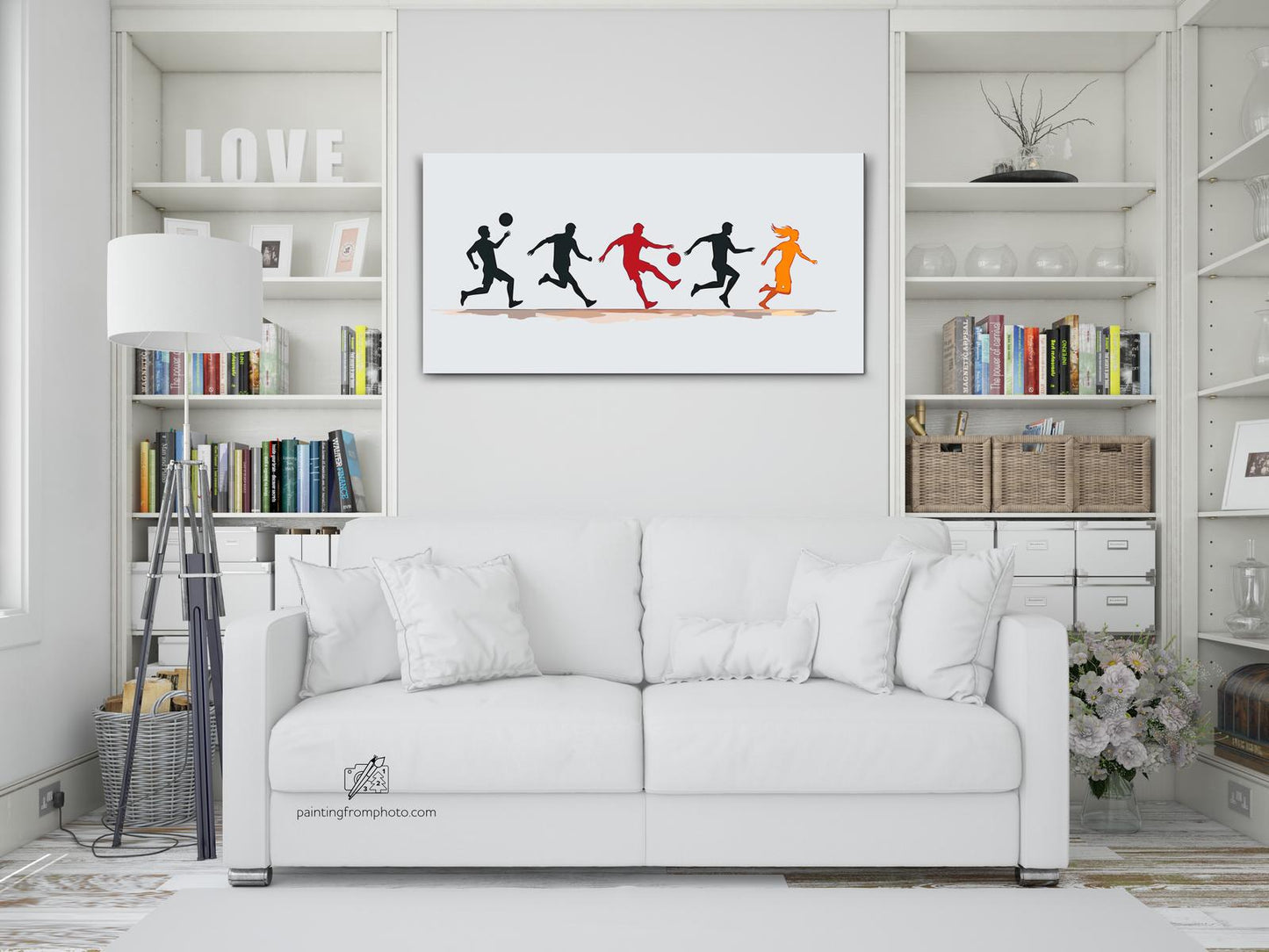 Paint by Numbers - Moderne fodboldplakat