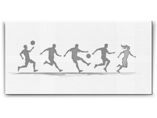 Moderne Fodboldplakat