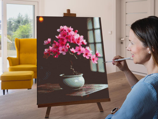 Diamond Painting - Sakura bonsai