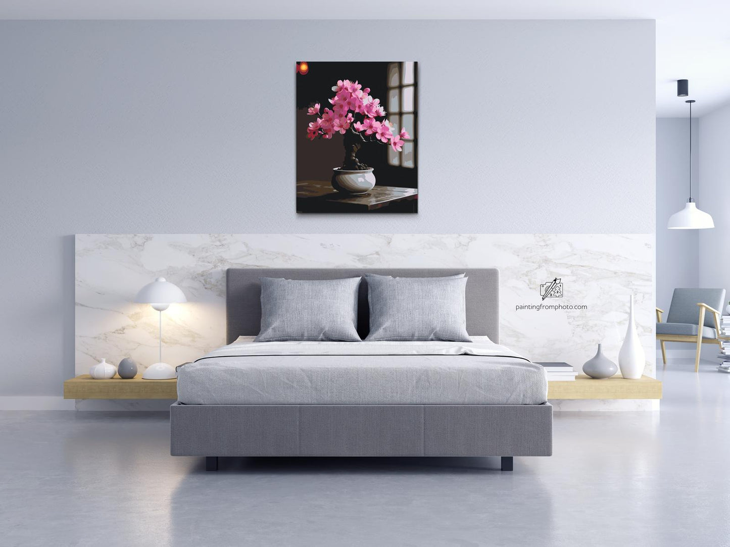 Paint by Numbers - Sakura bonsai