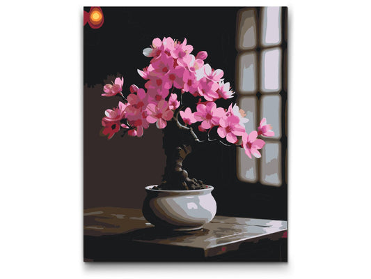 Paint by Numbers - Sakura bonsai