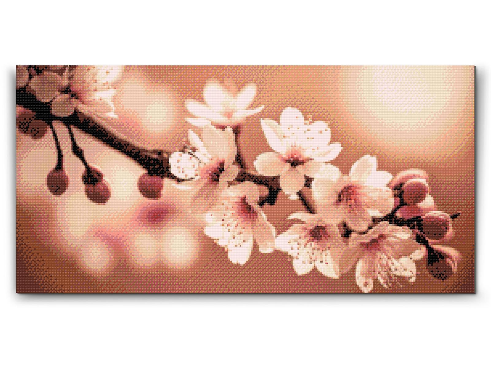 Diamond Painting - Forårsblomster af sakura