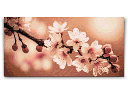 Diamond Painting - Forårsblomster af sakura