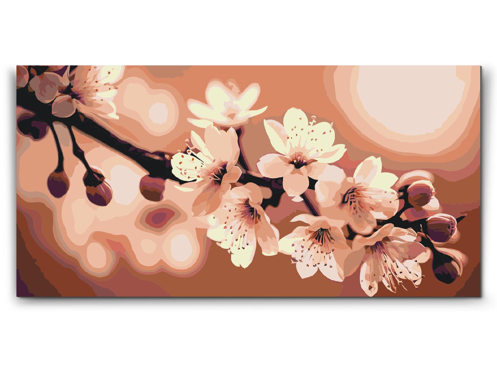 Paint by Numbers - Forårsblomster af sakura