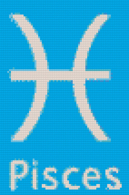 Diamond Painting - Stjernetegn – Fiskene