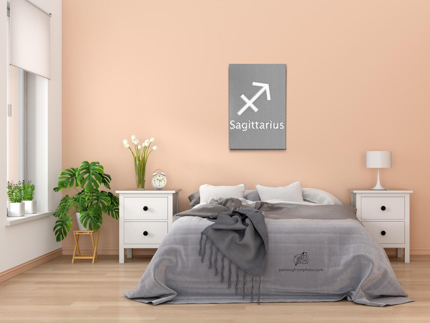 Mal-med-prikker -  Stjernetegn – Skytten