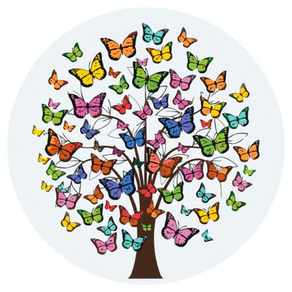 Paint by Numbers - Sommerfugletræet