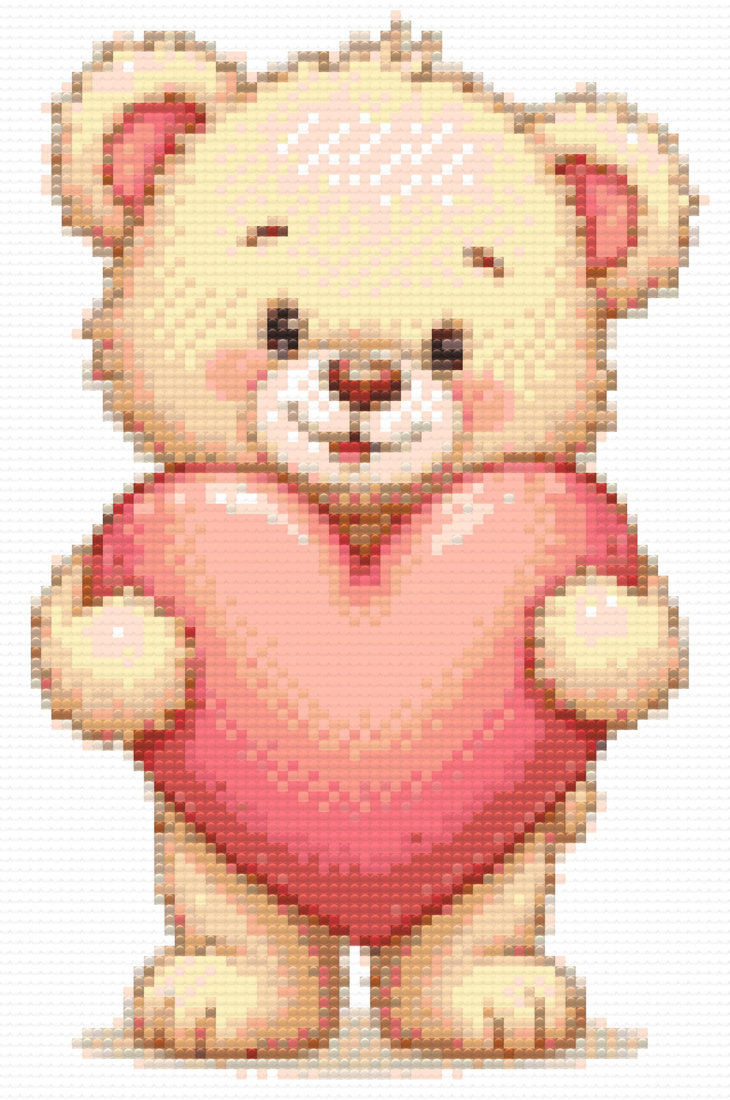 Diamond Painting - Bamse med hjerte