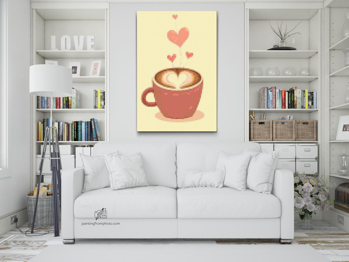 Diamond Painting - Hjertekaffe
