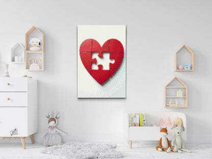 Diamond Painting - Puslespilshjerte