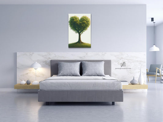 Diamond Painting - Hjerteformet træ